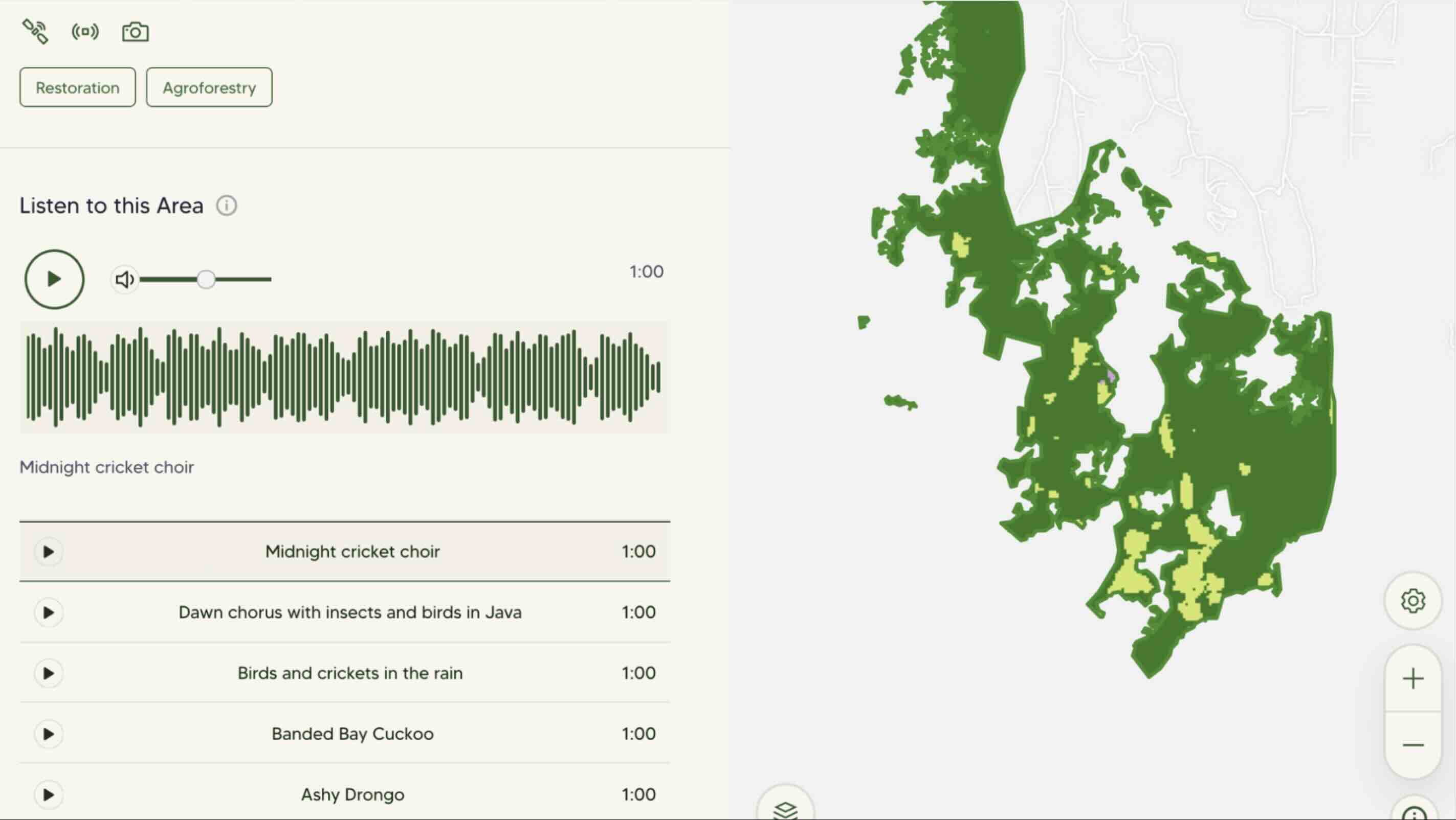 example dashboard